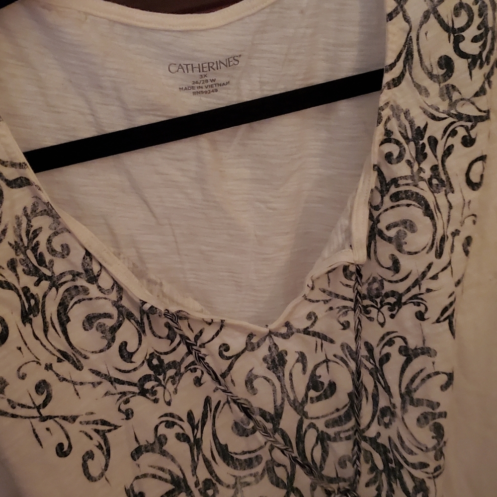 Womens plus size boho casual top. Catherines 3x